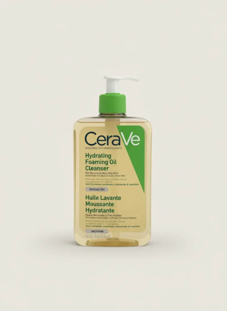 روغن شوینده و آبرسان سراوی | مدل Hydrating Foaming Oil