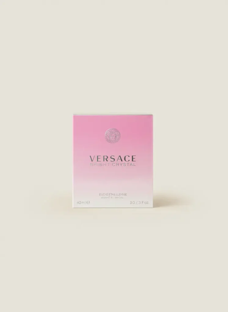 جعبه ادکلن ورساچه برایت کریستال 90 میل صورتی